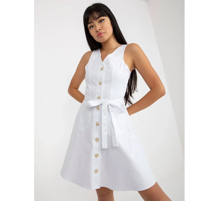 Dámské šaty LK SK 508253 šaty.44P bílá - FPrice Dámské šaty LK SK 508253 šaty.44P bílá - FPrice