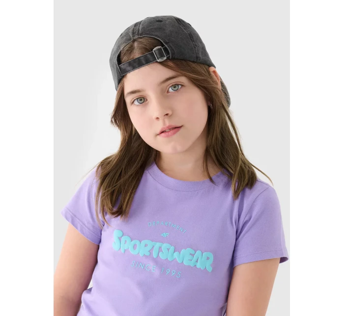 Dívčí tričko s potiskem 4F