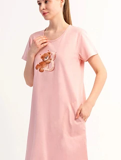Dámské domácí šaty s krátkým rukávem model 22405598 - Vienetta