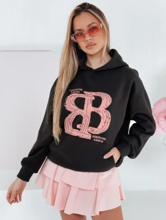 Dámská oversize mikina LITESSO černá FashionStreet BY1413