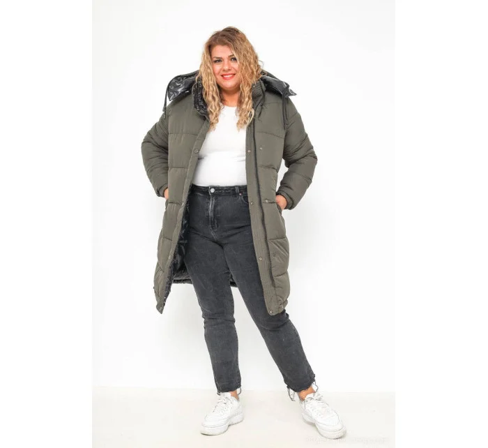 hrubší dámská zimní oboustranná bunda model 21245897 - MELYA MELODY