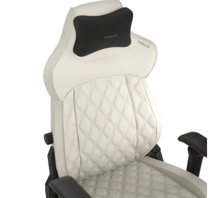 Corsair TC500 LUXE Hráčská židle Čalouněné sedadlo Béžová barva