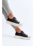 Dámské tenisky na masivní podrážce Big Star model 21653751 Černé - Big Star Shoes Dámské tenisky na masivní podrážce Big Star model 21653751 Černé - Big Star Shoes