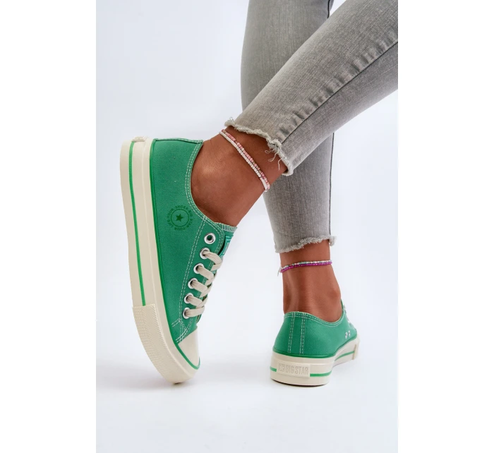 Dámské tenisky Big Star model 21654802 Zelené - Big Star Shoes Dámské tenisky Big Star model 21654802 Zelené - Big Star Shoes