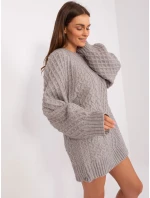Sweter AT SW  szary model 18884828 - FPrice