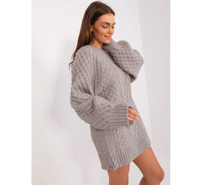 Sweter AT SW  szary model 18884828 - FPrice