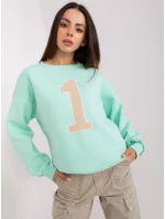 Mikina EM BL 617 9.11X máta