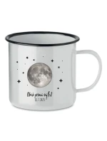 Personalizovaný retro plecháček s měsíční fází 