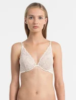 Podprsenka s kosticí QF1436E slonovinová - Calvin Klein