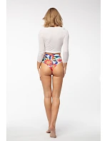 Dámské kalhotky Flower Folk Simple Brasil Maxi barevné květy - Julimex