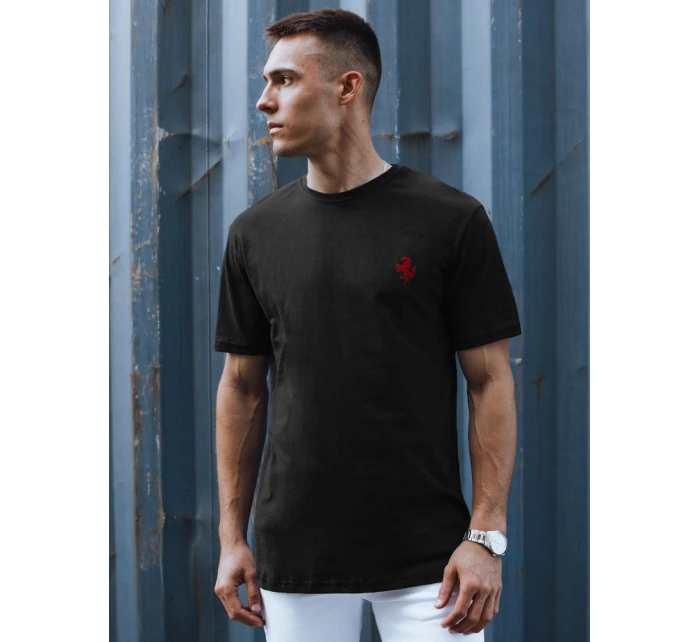 Pánské černé tričko FashionStreet RX5567