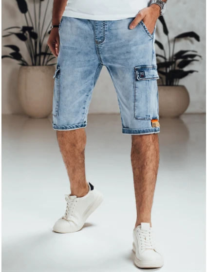Pánské džínové šortky modré Dstreet SX2553