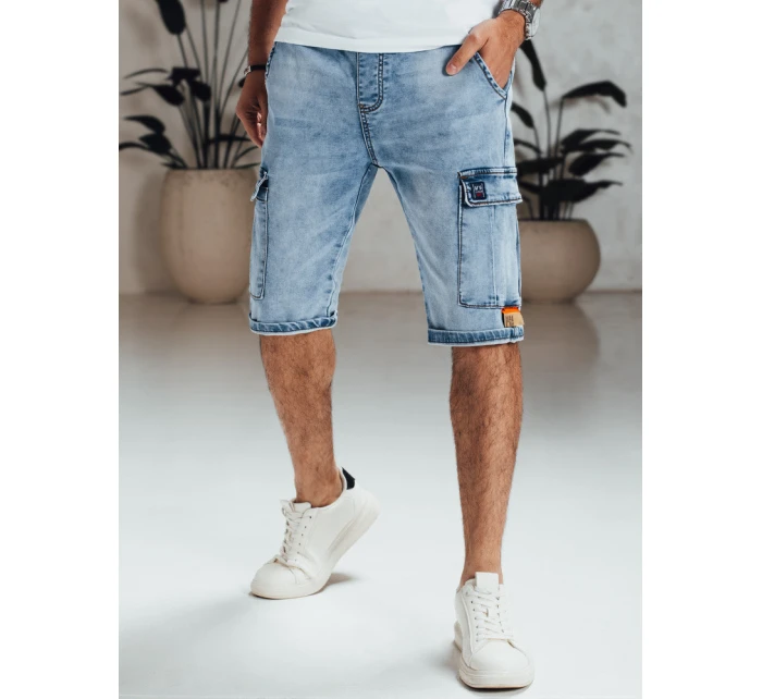 Pánské džínové šortky modré Dstreet SX2553