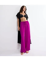SUMMER SATIN - Lehkými saténové široké kalhoty se zdobeným pasem Triumph SUMMER SATIN - Lehkými saténové široké kalhoty se zdobeným pasem Triumph