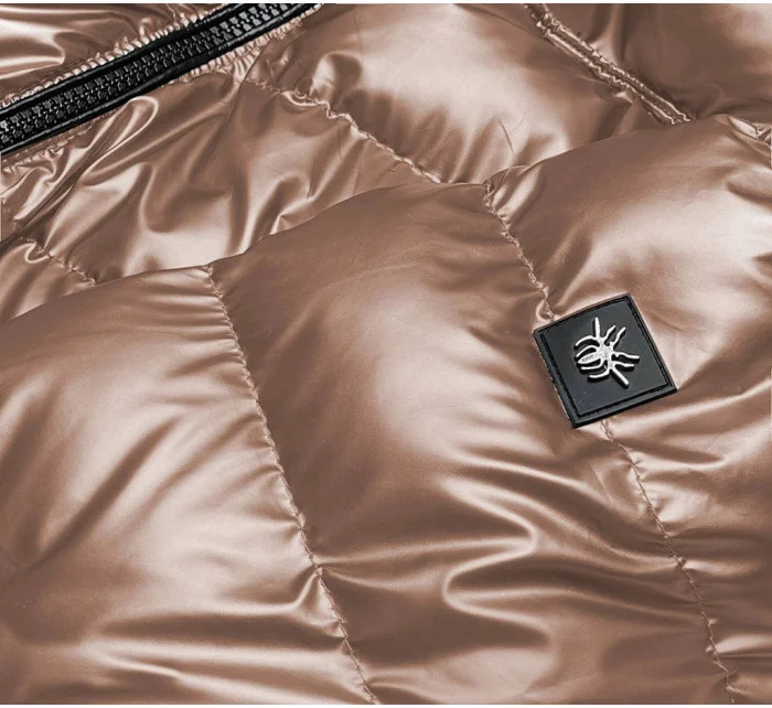 Světle hnědá prošívaná bunda pro přechodné období model 17144761 - S'WEST