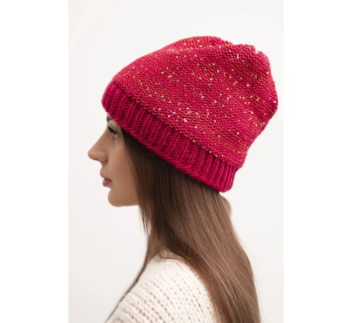 Dámská čepice Amira model 21878023 fuchsie - K-Fashion