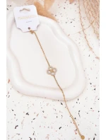 Dámský náramek ze chirurgické oceli Zlatý Dámský náramek ze chirurgické oceli Zlatý