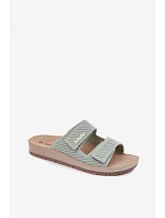 Dámské pantofle  Zelené model 22094865 - Inblu