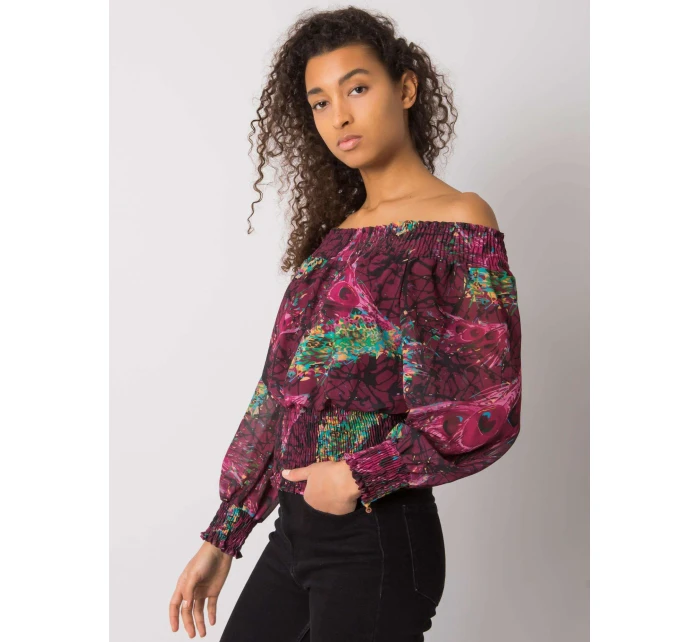 Halenka DHJ BZ 15175 2.10P tmavě fialová