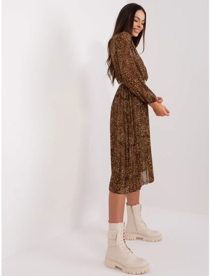 Šaty DHJ SK 10536N 3.31X hnědá