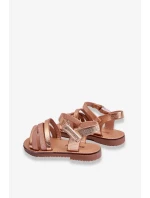 Dětské sandály s popruhy Růžové zlato Isla Dětské sandály s popruhy Růžové zlato Isla