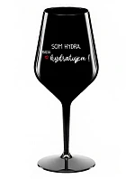 SOM HYDRA. RADA HYDRATUJEM! - čierny nerozbitný pohár na víno 470 ml SOM HYDRA. RADA HYDRATUJEM! - čierny nerozbitný pohár na víno 470 ml