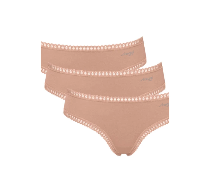 SLOGGI GO CRUSH HIPSTER KALHOTKY 3PACK BEIGE