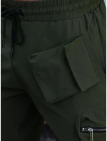 Pánské kalhoty cargo zelené Dstreet UX4301