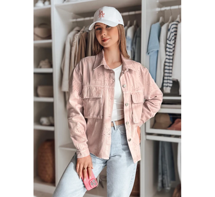 Dámská přechodná bunda v růžové barvě Dstreet model 21986534 - FashionStreet