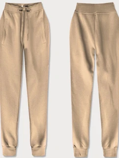 Světle béžové teplákové kalhoty (CK01-159)