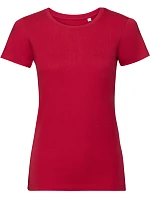 Russell Athletic 108F Dámské tričko Pure Organic 10.108F classic red Russell Athletic 108F Dámské tričko Pure Organic 10.108F classic red