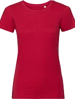 Russell Athletic 108F Dámské tričko Pure Organic 10.108F classic red