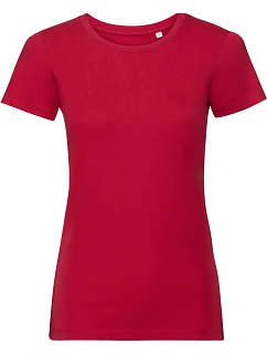 Russell Athletic 108F Dámské tričko Pure Organic 10.108F classic red