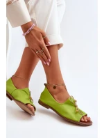 Dámské kožené baleríny model 21652455 - Zazoo Dámské kožené baleríny model 21652455 - Zazoo