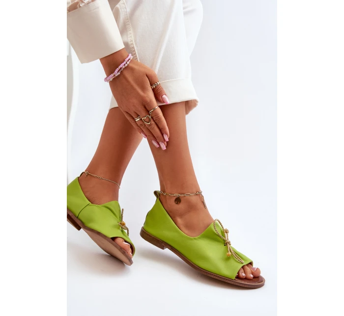 Dámské kožené baleríny model 21652455 - Zazoo Dámské kožené baleríny model 21652455 - Zazoo