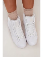 Zateplené dámské tenisky na platformě Big Star model 21705849 Bílé - Big Star Shoes Zateplené dámské tenisky na platformě Big Star model 21705849 Bílé - Big Star Shoes
