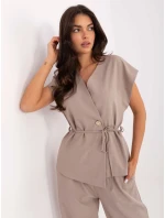 Komplet IT KMPL model 21388984 ciemny bezowy - FPrice Komplet IT KMPL model 21388984 ciemny bezowy - FPrice