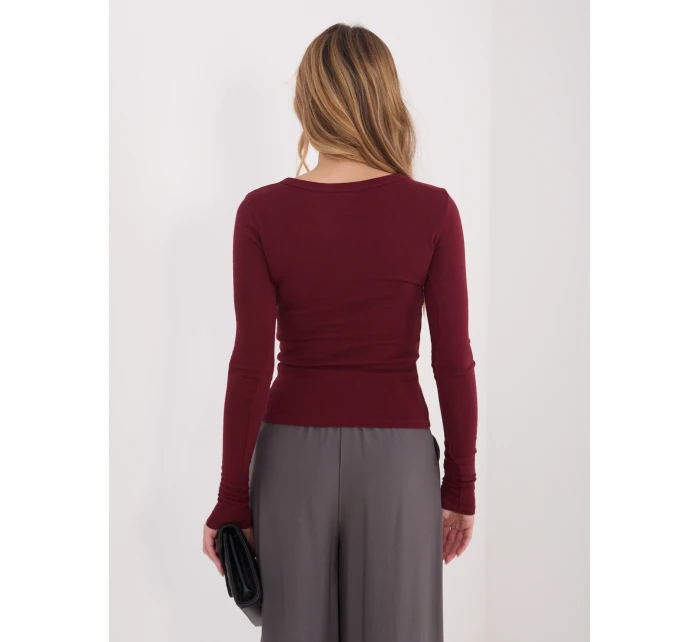 Bluzka WT BZ model 21875366 bordowy - FPrice