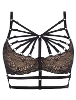 Podprsenka Churro con Nutella V-7681 černá/béžová - Axami