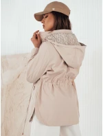 Dámská bunda parka béžová Dstreet model 21974824 - FashionStreet