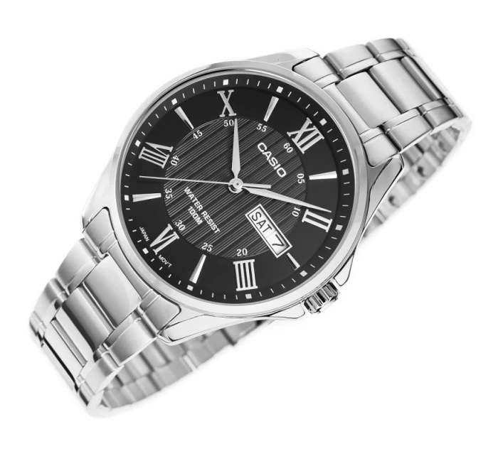 Pánské hodinky CASIO MTP-1384D-1AVDF + krabice Pánské hodinky CASIO MTP-1384D-1AVDF + krabice