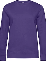 B&C QUEEN Crew Neck_° Dámská mikina 01.W01Q radiant purple