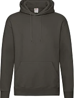 Fruit of the Loom Premium Hooded Sweat Pánská mikina s kapucí 16.2152 charcoal