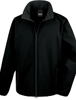 Result R 231M Pánská 2-vrstvá softshell bunda "Printable" 30.231M black/black