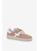 Nízké Dámské Sportovní Boty Béžové model 21685644 - Boto Nízké Dámské Sportovní Boty Béžové model 21685644 - Boto