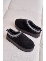 Sněhule Dámské Na Platformě S Výšivkou Černé Tirissa Sněhule Dámské Na Platformě S Výšivkou Černé Tirissa