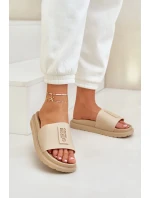 Dámské pantofle Big Star – béžové