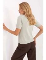 Svetr s krátkým rukávem model 216768 Factory Price Svetr s krátkým rukávem model 216768 Factory Price