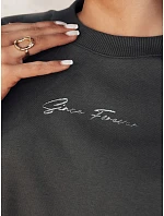 Dámská grafitová mikina ERIAN FashionStreet BY1276