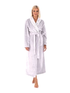 Dámský župan Flora 2556 jednobarevný dove grey - Vestis
